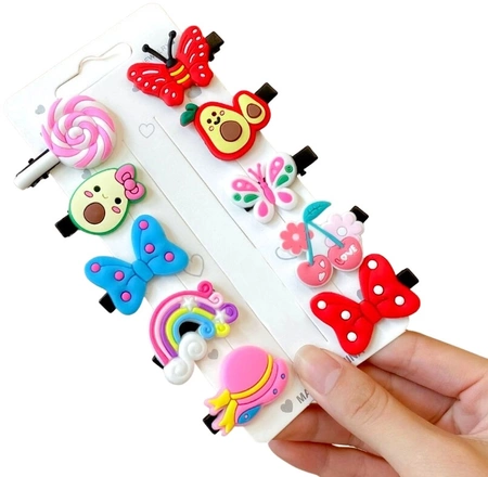 Set de 10 agrafe pentru copii