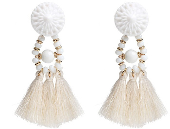 Cercei agățați cu ciucuri lungi pentru carnaval