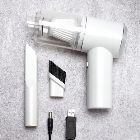 Aspirator auto USB, puternic 120W, LED, 35kPa, compact