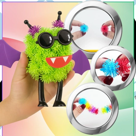 Set mare de capace creative Kolcki cu velcro colorat, 400 buc.