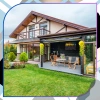 Atarnat flori artificiale galbene iedera cataratoare decorativ 1buc pentru balcon