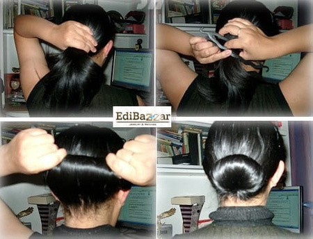 Agrafe, set de 4 piese, pentru a-ti prinde parul intr-un coc vintage HAIRAGAMI