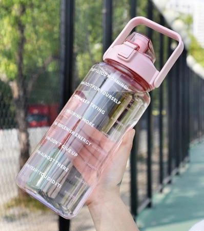 Sticlă 2000ml PC sport sticla BPA GRATUIT pentru apă bea transparent