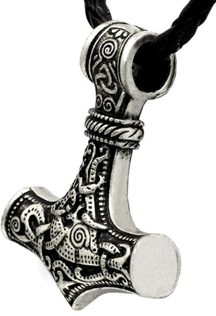 Colier Silver Hammer pentru bărbați THOR MJOLNIR CELTIC