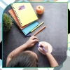 Autocolante etichete etichetă colorată pe rolă 100 buc pentru copii DIY