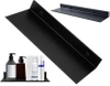 Raft bucatarie baie 40 cm negru, agatat