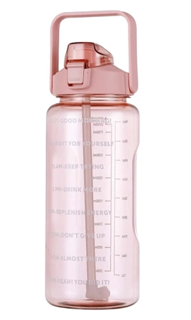 Sticlă 2000ml PC sport sticla BPA GRATUIT pentru apă bea transparent