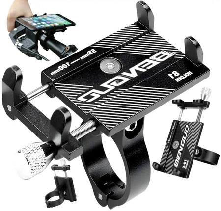 Suport puternic pentru bicicletă pentru telefon pe ghidonul bicicletei