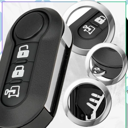 Capac cheie telecomanda 3 butoane Fiat Ducato Boxer Jumper Punto Panda Iveco