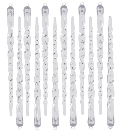 Globuri de Crăciun pandantiv țurțuri 12 buc decorațiuni 15 cm