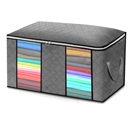 Organizator solid, geantă mare de garderobă pentru pături, lenjerie de pat, haine