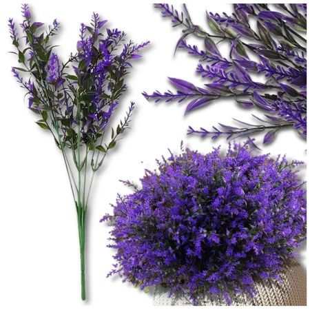 Flori artificiale violet 12buc lavandă buchet decorativ