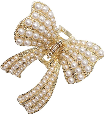 Bandă de păr perlat, fluture perlat, păr alb, strasuri