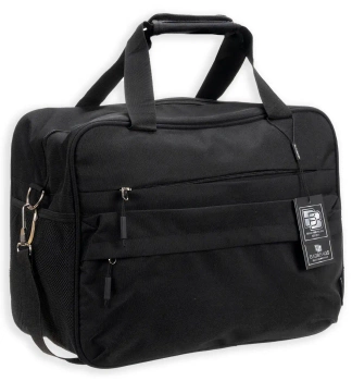 Geanta business neagra voiaj pentru bagaj de mana avion BAD&BAGS