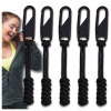 Set pandantive din metal negru, 5 piese, sfoară pentru fermoare