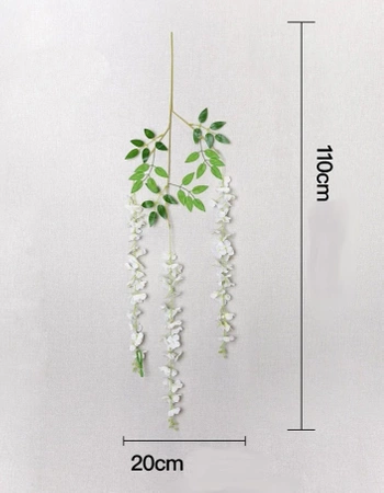 12 buc flori de glicine pentru agățat ghirlande