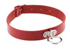 Colier din piele punk Choker cu guler închis