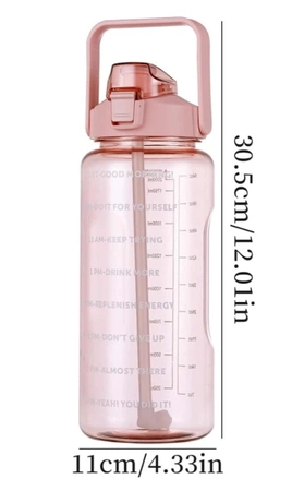Sticlă 2000ml PC sport sticla BPA GRATUIT pentru apă bea transparent