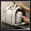 BAD&BAGS transport bej pentru geanta auto pentru caini mici