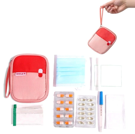Trusa de prim ajutor, 2 buc, set medicamente, organizator medical de calatorie