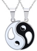 Colier Prietenie Oțel chirurgical Yin Yang BEST FRIENDS