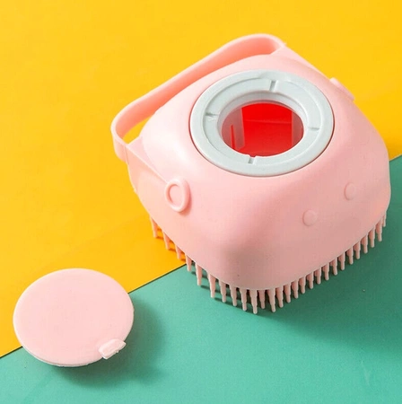 Gel de gel din silicon cu dozator, roz