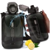 Sticla de 750 ml, sticla de apa sport TRESSARI pentru alergat, PC negru solid