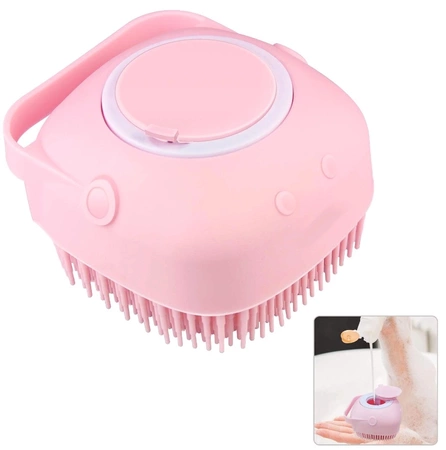 Gel de gel din silicon cu dozator, roz
