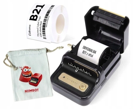 Autocolante Bluetooth pentru imprimantă termică NIIMBOT B21 cu carcasă