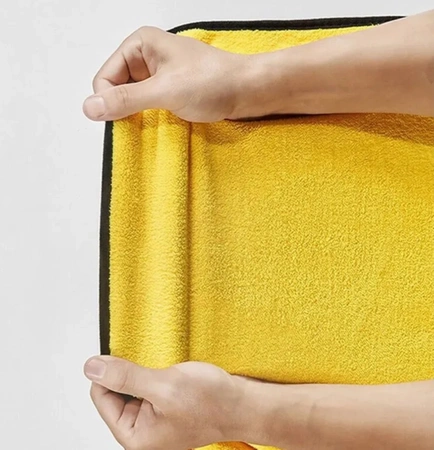 Set prosoape din 3 prosoape auto din microfibra pentru curatare si uscare