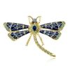Broșă elegantă insecte libelule cu zirconi