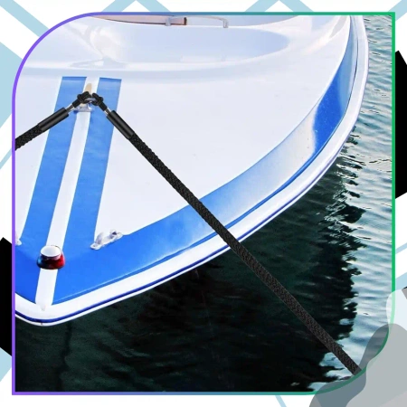 frânghie de ancorare universală de 1000 kg pentru bărci, schiuri, jet-ski-uri de până la 120 cm