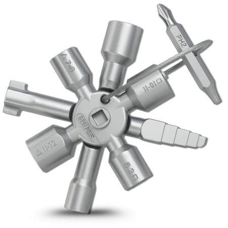 Cheie multifuncțională pentru dulapuri tehnice de comandă