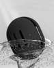 Burete gri lacrima pentru machiaj, blender + cutie