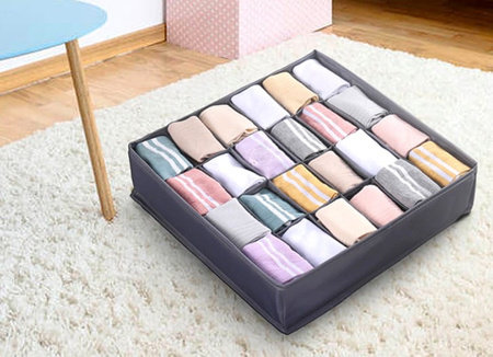 Organizator pentru dulap, despărțitor pentru sertar pentru lenjerie sau șosete