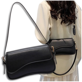 BAD&BAGS geanta de dama piele neagra mica eleganta