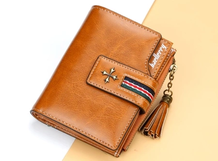 Poșetă clasică, portofel mic de damă retro maro