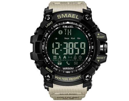 SMAEL BĂRBAȚI CEAS BLUETOOTH ANDROID IOS SPORT PEDOMETRU