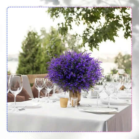 Flori artificiale violet 12buc lavandă buchet decorativ
