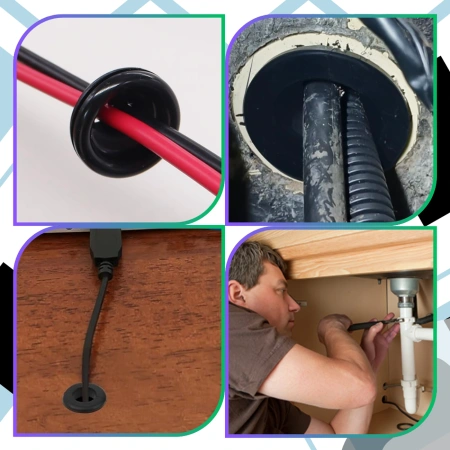 Dopuri de cauciuc, set de 200 de bucăți, dopuri pentru găuri tehnologice în caroserie