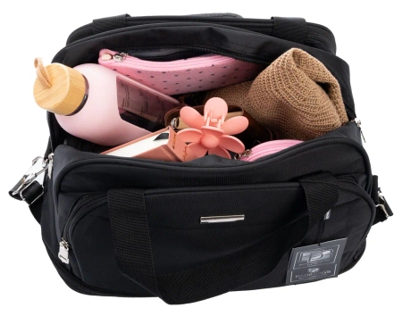 Geanta business BAD&BAGS pentru bagaj de mana avion neagra voiaj