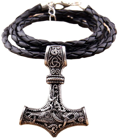 Colier Silver Hammer pentru bărbați THOR MJOLNIR CELTIC