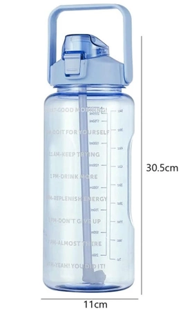 Sticlă 2000ml PC sport sticla BPA GRATUIT pentru apă bea transparent