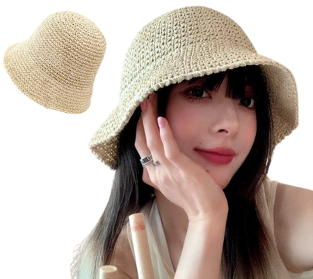 PĂLĂRIE DE PESCUIT CU GALEȚĂ Pălărie de plajă pentru femei