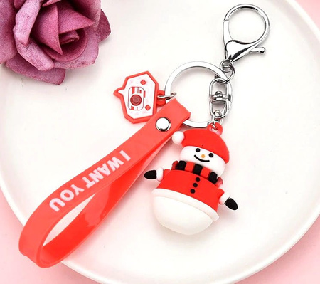 Omul de zapada de Craciun Breloc Olaf pentru chei de poseta