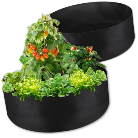 SAC mare de plantare ghiveci rotund 120 x 30 cm