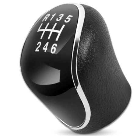 Buton schimbător de viteze Ford Mondeo cu 6 trepte Negru Crom