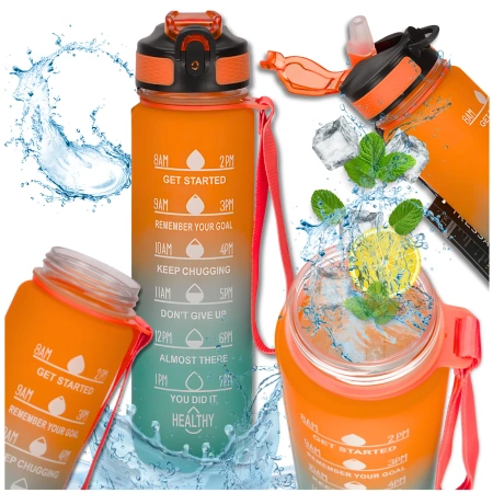 Sticla sport TRESSARI Sticla cu apa 1000ml fara BPA, Tritan rezistent