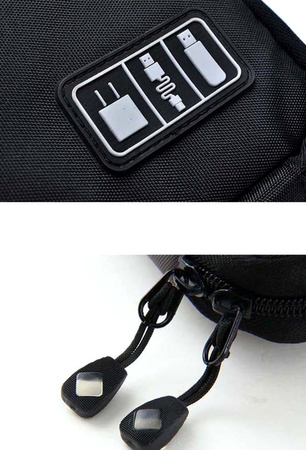 Organizator, husă pentru cablu, încărcător USB, husă de călătorie