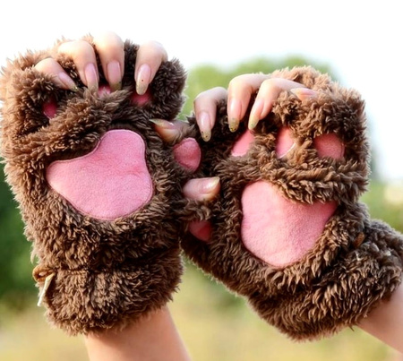 Mănuși de iarnă de damă, mănuși de pluș